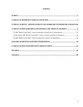 AB “Pieno žvaigždės” vidaus audito kokybės įvertinimas