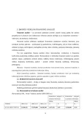 AB „Venta“ finansinės veiklos analizė 6 puslapis