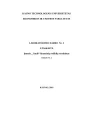 Įmonės UAB „ Saulė“ finansinė analizė 11 puslapis