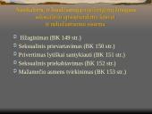 Nusikaltimai ir baudžiamieji nusižengimai žmogaus seksualinio apsisprendimo laisvei ir neliečiamumui 6 puslapis