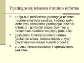 Koncentruotumo principas ypatingojoje teisenoje skaidrės 4 puslapis