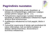 Pirkimo dokumentų rengimas. Viešųjų pirkimų sutarčių kainodara 11 puslapis