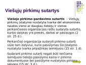 Pirkimo dokumentų rengimas. Viešųjų pirkimų sutarčių kainodara 20 puslapis