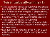 Neturtinės žalos, padarytos sveikatos sužalojimu ar gyvybės atėmimu, atlyginimo aktualūs klausimai 7 puslapis