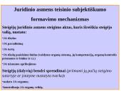 Bendrosios žinios apie juridinius asmenis skaidrės 15 puslapis