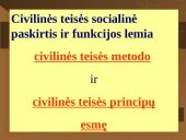 Civilinė teisė kaip teisės šaka skaidrės 2 puslapis