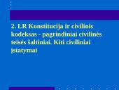 Civilinės teisės šaltiniai skaidrės 8 puslapis
