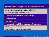 Civilinės teisės šaltiniai skaidrės 9 puslapis
