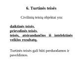 Civilinių teisių objektai skaidrės 12 puslapis