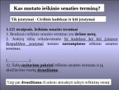 Ieškinio senatis skaidrės 6 puslapis