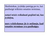 Ieškinio senatis skaidrės 9 puslapis