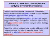 Civilinių teisių įgyvendinimas ir gynimas skaidrės 13 puslapis
