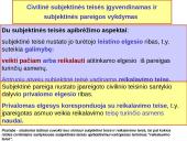Civilinių teisių įgyvendinimas ir gynimas skaidrės 6 puslapis