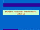 Daiktinės teisės bendrieji klausimai  11 puslapis