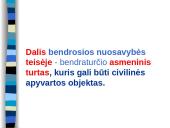 Bendrosios nuosavybės teisė 8 puslapis