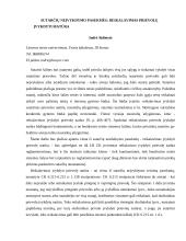 SutarčIų neįvykdymo pasekmės: reikalavimas prievolę įvykdyti matūra