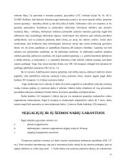 Darbo sutarties pasibaigimo darbdavio iniciatyva pagrindai ir darbuotojams taikomos garantijos. Lyginamoji Lietuvos ir Latvijos valstybių analizė 17 puslapis