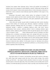 Darbo sutarties pasibaigimo darbdavio iniciatyva pagrindai ir darbuotojams taikomos garantijos. Lyginamoji Lietuvos ir Latvijos valstybių analizė 19 puslapis