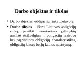 Obligacijų rinka Lietuvoje prezentacija 4 puslapis