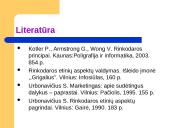 UAB “Bitė Lietuva” rinkodaros etikos ypatumų analizė 8 puslapis