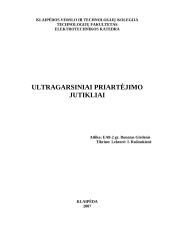 Ultragarsiniai priartėjimo jutikliai 1 puslapis