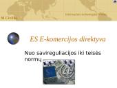 E-komercijos direktyva  