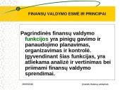 Finansų valdymo esmė ir principai 2 puslapis
