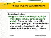 Finansų valdymo esmė ir principai 19 puslapis