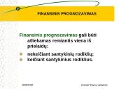 Finansinis prognozavimas 2 puslapis