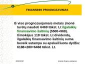 Finansinis prognozavimas 11 puslapis