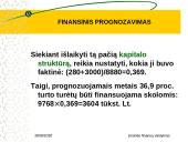 Finansinis prognozavimas 12 puslapis
