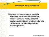 Finansinis prognozavimas 14 puslapis
