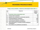 Finansinis prognozavimas 19 puslapis