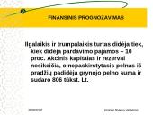 Finansinis prognozavimas 5 puslapis