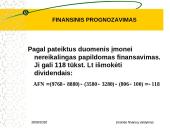 Finansinis prognozavimas 9 puslapis