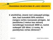 Finansiniai skaičiavimai ir laiko veiksnys 2 puslapis