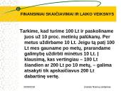 Finansiniai skaičiavimai ir laiko veiksnys 11 puslapis