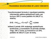Finansiniai skaičiavimai ir laiko veiksnys 19 puslapis