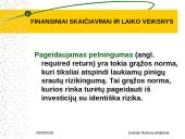 Finansiniai skaičiavimai ir laiko veiksnys 7 puslapis