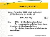 Dividendų politika skaidrės 2 puslapis