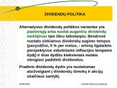 Dividendų politika skaidrės 18 puslapis