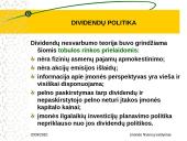 Dividendų politika skaidrės 6 puslapis