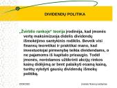 Dividendų politika skaidrės 7 puslapis