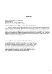 Investicinių fondų veiklos teoriniai aspektai 3 puslapis