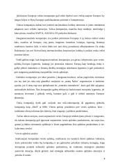 Tarptautinio verslo aplinkos veiksniai, jų tyrimas bei vaidmuo Europos verslo plėtrai 4 puslapis