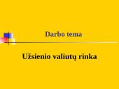 Pasaulio valiutų rinka