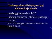 Laisvalaikis kaip paslaugų sferos šaka bendroje Lietuvos ūkio struktūroje 9 puslapis