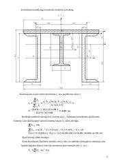 Skerspjūvio inercijos ir atsparumo momentų skaičiavimas 3 puslapis