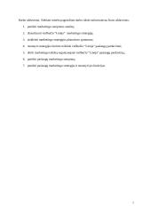 Marketingo strategija ir taktika organizuojant viešbučio “Linėja” paslaugų pardavimą 3 puslapis