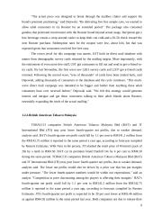 Branding strategy of British American Tobacco 9 puslapis